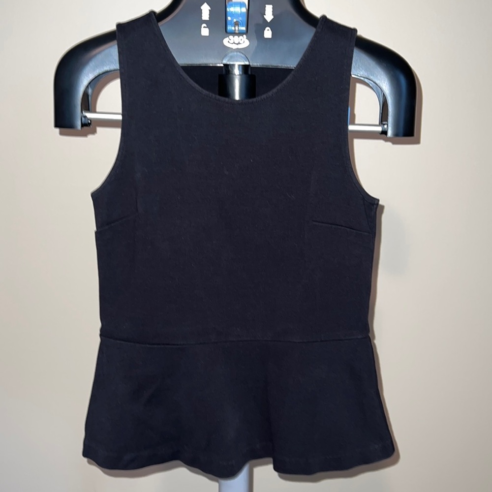 Lot of 2 JCrew sleeveless peplum knit tops - Picture 2 of 10